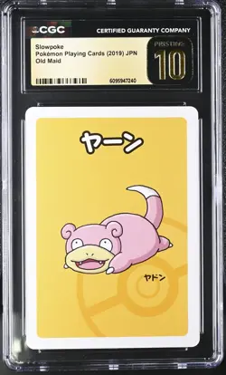 CGC PRISTINE 10 - SLOWPOKE OLD MAID 2019 POKEMON JAPANESE - Image 1
