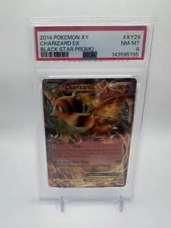2014 POKEMON XY BLACK STAR PROMO #XY29 CHARIZARD EX PSA 8 - Image 1