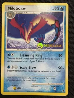 MILOTIC 70/147 Stamped PRERELEASE PROMO Supreme Victors 2009 Pokemon TCG - Image 1