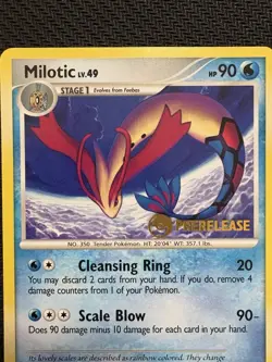 MILOTIC 70/147 Stamped PRERELEASE PROMO Supreme Victors 2009 Pokemon TCG - Image 3