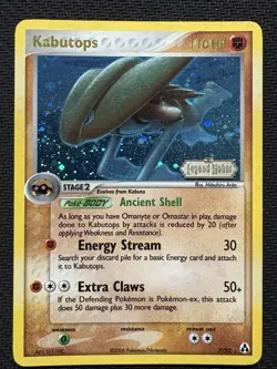Pokemon TCG Kabutops EX Legend Maker 7/92 Reverse Holo Rare Stamped 2006 Card - Image 1