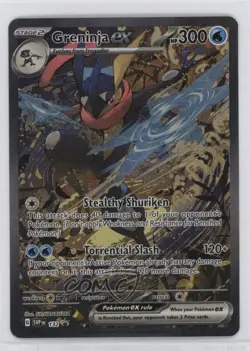 Greninja ex Pokemon Scarlet & Violet Black Star Promo #132 - Image 1
