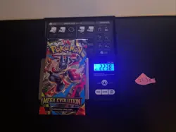 22.38g VERY HEAVY MEGA EVOLUTION Pokemon Sealed Booster Pack New SIR/HRU - Image 1