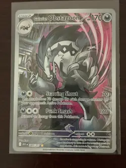 Galarian Obstagoon Illustration Rare Ascended Heroes 245/217 NM Holofoil Pokemon - Image 1