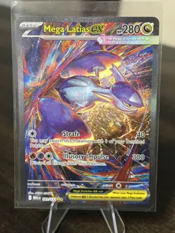 2025 Pokemon Mega Evolution Latias ex Special Illustration Rare SIR #181/132 NM - Image 1