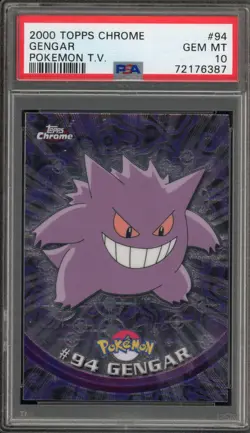 Pokemon Topps Chrome Gengar #94 PSA 10 Gem Mint - Image 1