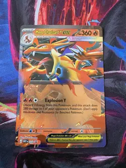 Pokemon TCG Mega Charizard Y EX 030 Black Star Promo Ascended Heroes NM - Image 1