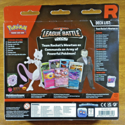 Pokemon League Battle Deck Team Rocket's Mewtwo EX Sealed Destined Rivals 2025 - Image 2