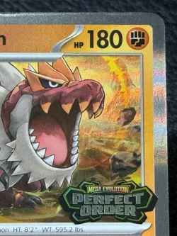 Tyrantrum MEP 066 - Prerelease Stamped Promo - Pokemon TCG: Perfect Order - NM - Image 3