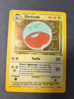 Electrode 2/64 Holo Rare Jungle Pokemon Unlimited Holo HP - Image 1