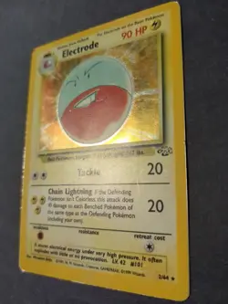 Electrode 2/64 Holo Rare Jungle Pokemon Unlimited Holo HP - Image 2