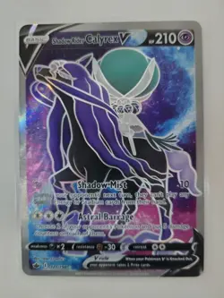 Pokemon TCG Shadow Rider Calyrex v Full Art 171/198 Chilling Reign - Image 1
