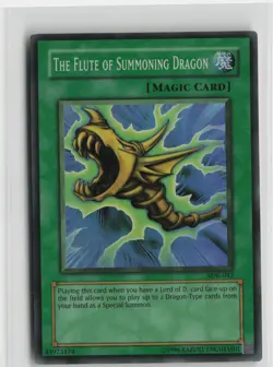 The Flute of Summoning Dragon SDK-042 Super Rare FADED WAVY Yu-Gi-Oh - Image 1