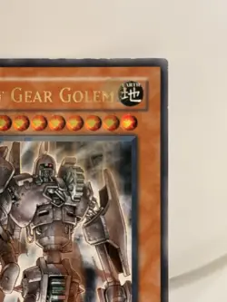 Yu-Gi-Oh! Ancient Gear Golem Ultimate Rare TLM-EN006 1st Edition MISPRINT - Image 3