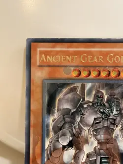 Yu-Gi-Oh! Ancient Gear Golem Ultimate Rare TLM-EN006 1st Edition MISPRINT - Image 5