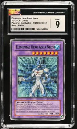 Elemental Hero Aqua Neos POTD-EN031K Mail-in Yu-gi-oh! CGC 9 Mint *024 - Image 1