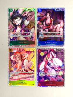 Smoker, Shirahoshi, Hancock, Uta - Bundle of 4 - One Piece Card Game Japanese - Image 1