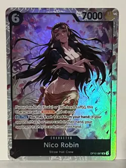 Nico Robin SR OP12-087 Legacy of the Master NM One Piece Fast Ship - Image 1