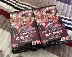 One Piece A Fist Of Devine Speed OP-11 LOT OF 24 Sealed Booster Packs English - Image 2