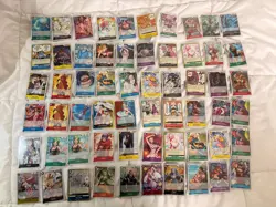 One Piece TCG 60 Card Lot - EB-03 & OP-14 - 10 Foils (Shanks, Uta, etc) NM - Image 1
