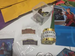 Disney Lorcana Moana Promo CINEMARK & Pins Lore Counters Displays Boxes Tokens - Image 2