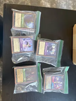 Disney Lorcana TCG Bulk Lot 1000 Cards All Sets NM In Sleeves NO DUPES - Image 1