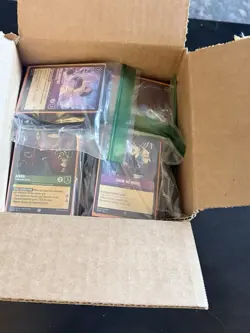 Disney Lorcana TCG Bulk Lot 1000 Cards All Sets NM In Sleeves NO DUPES - Image 2