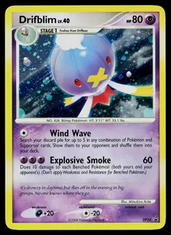 Pokemon Card - Drifblim Diamond and Pearl Promos DP34 Promo Holo - Image 1