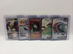 5 Card Pokemon Lot Iron TreadsEx,Great Tusk Ex, Zacian Vstar, Darkrai Vstar - Image 1