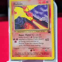 Pokemon Moltres Promo 21 Basic Flame Type 70HP Wizards of the Coast Card TCG - Image 1
