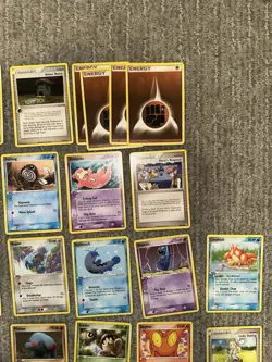 2005 Vintage Pokemon Card Lot of 34 Delta Species, Unseen Forces, Deoxys + LP-HP - Image 5