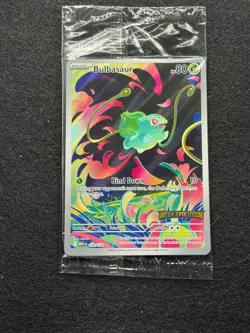 Bulbasaur 133/132 Stamped - Mega Evolution Promo Pokemon Card - Sealed - Image 1