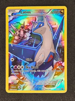 Latios XY79 Full Art XY Black Star Promos Pokemon Card MP+ - Image 1