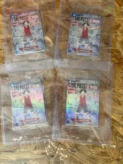 (SEALED) One Piece Monkey.D.Luffy College BKB US Voyage Promo Card- in Hard Case - Image 1