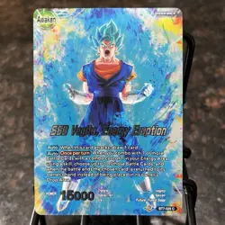 SSB Vegito Energy Eruption BT7-075 Leader Foil Dragon Ball Super Card Game | NM - Image 1