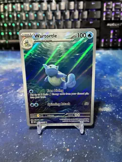 Pokemon TCG Wartortle 171/165 Scarlet & Violet 151 Illustration Rare Card - Image 1