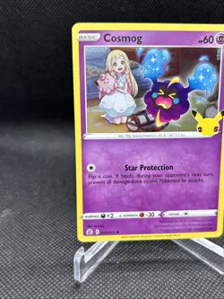 Pokemon TCG Cosmog Holo Card Star Protection HP 60 25th Anniversary Celebrations - Image 2
