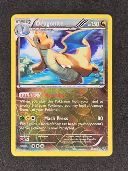 Dragonite Reverse Holo 51/108 2015 XY Roaring Skies Pokemon Card LP- - Image 1