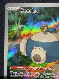 Snorlax 051 SV Scarlet & Violet Promo Card Full Art Holo Illustration Rare - Image 2
