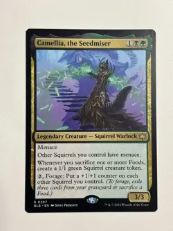 Camellia, the Seedmiser Bloomburrow Magic the Gathering MTG Card - Image 1