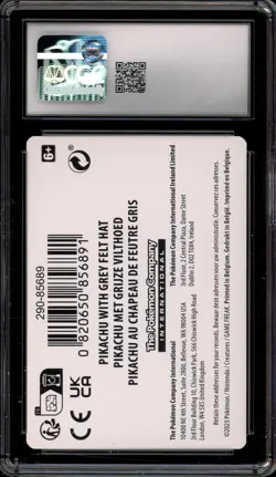 Pokemon Van Gogh Museum Amsterdam Insert Card CGC 9 Mint - Image 2