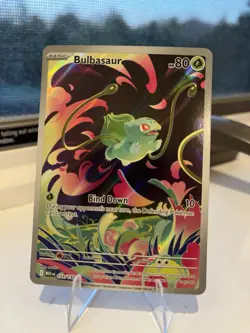 Pokemon TCG Bulbasaur Illustration Rare Mega Evolutions Card #133/132 - Image 1