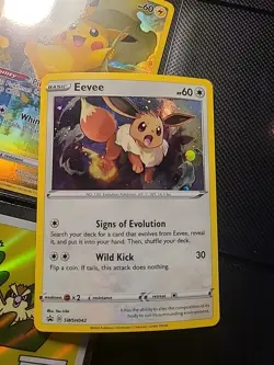 Eevee SWSH042 SWSH: Sword & Shield Promo Cards Holo - Image 1