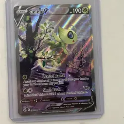 Pokemon Celebi V Ultra Rare Full Art Holo Swsh08 Fusion Strike 245/264 Card - Image 1