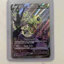 Pokemon Celebi V Ultra Rare Full Art Holo Swsh08 Fusion Strike 245/264 Card - Image 2
