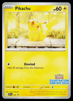 SV: Scarlet & Violet Promo Cards #214 Pikachu - Image 1