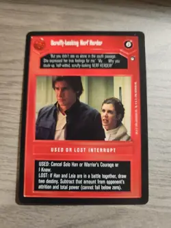 Star Wars CCG Scruffy-Looking *erf Herder Black Border R Card Decipher Hoth BB - Image 1