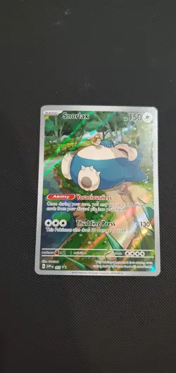 Pokemon 151 Snorlax 051 Sv: Scarlet & Violet Promo Cards Holo - Image 1