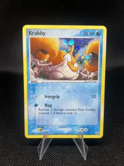 Krabby 66/112 FireRed & LeafGreen Reverse holo pokemon card - Image 1