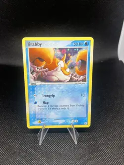 Krabby 66/112 FireRed & LeafGreen Reverse holo pokemon card - Image 2